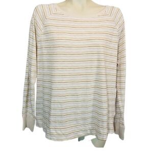 Susina Striped Tunic Top Size Large